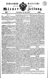 Wiener Zeitung 18370720 Seite: 1