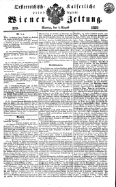 Wiener Zeitung 18370807 Seite: 1