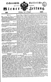 Wiener Zeitung 18370808 Seite: 1