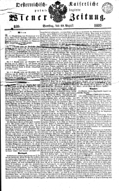 Wiener Zeitung 18370819 Seite: 1