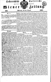 Wiener Zeitung 18370823 Seite: 1