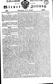 Wiener Zeitung 18370831 Seite: 1