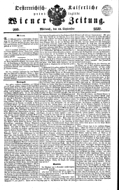 Wiener Zeitung 18370913 Seite: 1