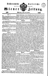 Wiener Zeitung 18371018 Seite: 1