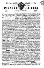 Wiener Zeitung 18371020 Seite: 1