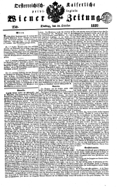 Wiener Zeitung 18371031 Seite: 1