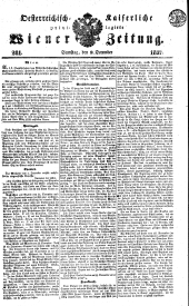 Wiener Zeitung 18371209 Seite: 1