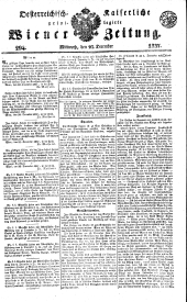 Wiener Zeitung 18371227 Seite: 1