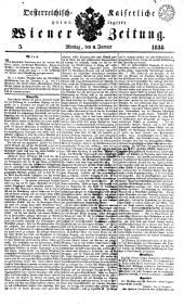 Wiener Zeitung 18380108 Seite: 1