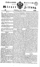 Wiener Zeitung 18380201 Seite: 1