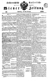Wiener Zeitung 18380210 Seite: 1