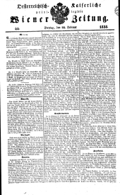 Wiener Zeitung 18380223 Seite: 1