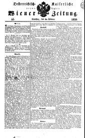 Wiener Zeitung 18380224 Seite: 1