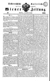 Wiener Zeitung 18380227 Seite: 1