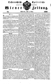 Wiener Zeitung 18380307 Seite: 1