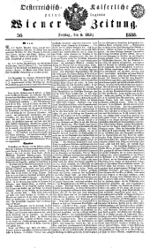 Wiener Zeitung 18380309 Seite: 1