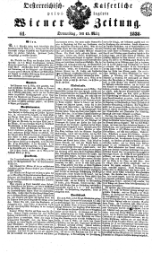 Wiener Zeitung 18380315 Seite: 1