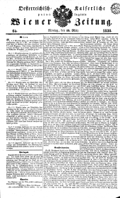 Wiener Zeitung 18380319 Seite: 1