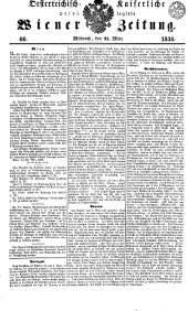 Wiener Zeitung 18380321 Seite: 1