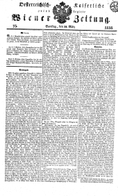 Wiener Zeitung 18380331 Seite: 1