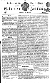 Wiener Zeitung 18380402 Seite: 1