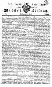 Wiener Zeitung 18380403 Seite: 1
