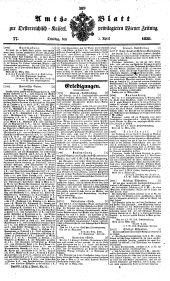 Wiener Zeitung 18380403 Seite: 9