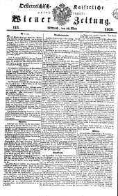 Wiener Zeitung 18380516 Seite: 1