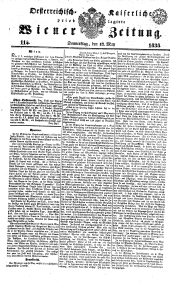 Wiener Zeitung 18380517 Seite: 1