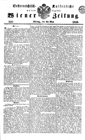 Wiener Zeitung 18380528 Seite: 1