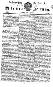 Wiener Zeitung 18380605 Seite: 1
