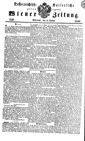 Wiener Zeitung 18380606 Seite: 1