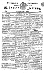 Wiener Zeitung 18380607 Seite: 1