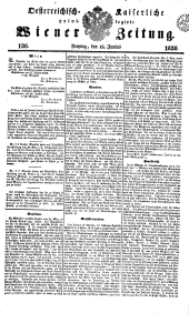 Wiener Zeitung 18380615 Seite: 1