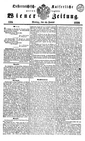 Wiener Zeitung 18380618 Seite: 1