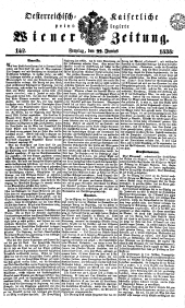 Wiener Zeitung 18380622 Seite: 1