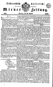 Wiener Zeitung 18380625 Seite: 1