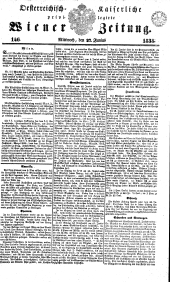 Wiener Zeitung 18380627 Seite: 1