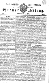 Wiener Zeitung 18380711 Seite: 1