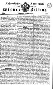 Wiener Zeitung 18380718 Seite: 1