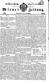 Wiener Zeitung 18380719 Seite: 1