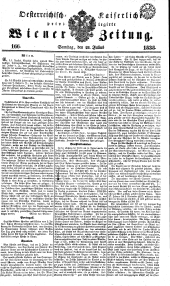 Wiener Zeitung 18380721 Seite: 1