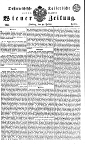 Wiener Zeitung 18380724 Seite: 1