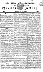 Wiener Zeitung 18380725 Seite: 1