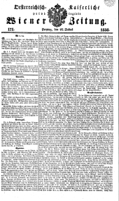 Wiener Zeitung 18380727 Seite: 1