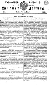 Wiener Zeitung 18380728 Seite: 1