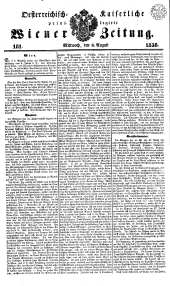 Wiener Zeitung 18380808 Seite: 1