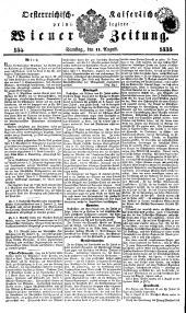 Wiener Zeitung 18380811 Seite: 1