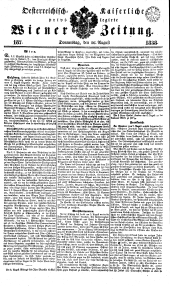 Wiener Zeitung 18380816 Seite: 1