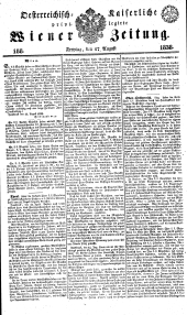 Wiener Zeitung 18380817 Seite: 1